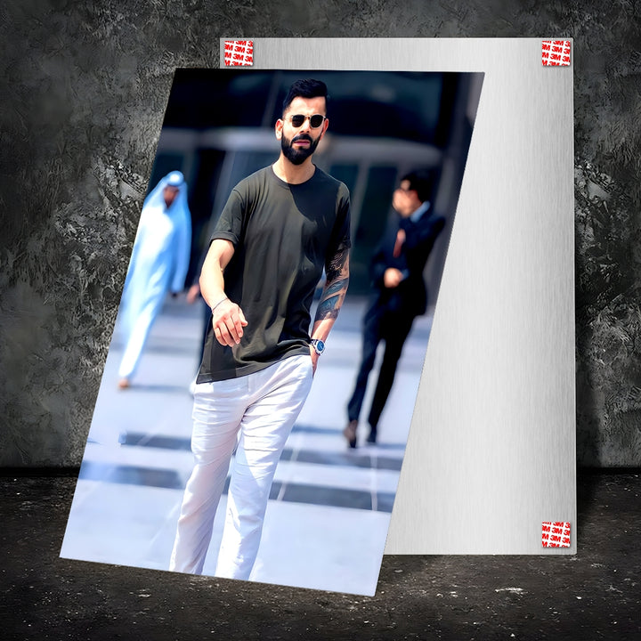 Metal Poster - Indian Cricketer Virat Kohli VK06