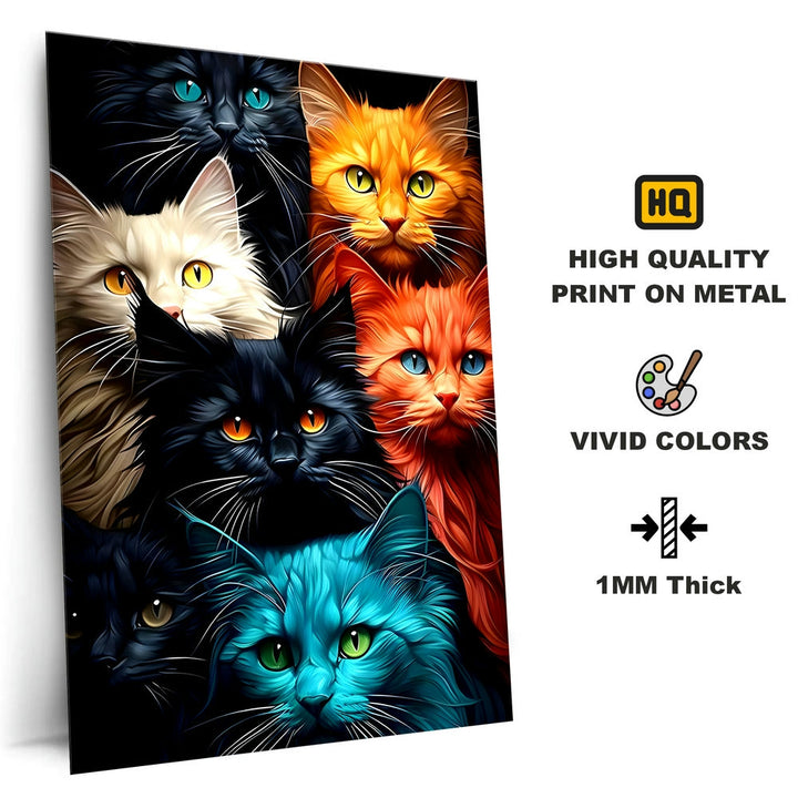 Metal Poster - Cats C01