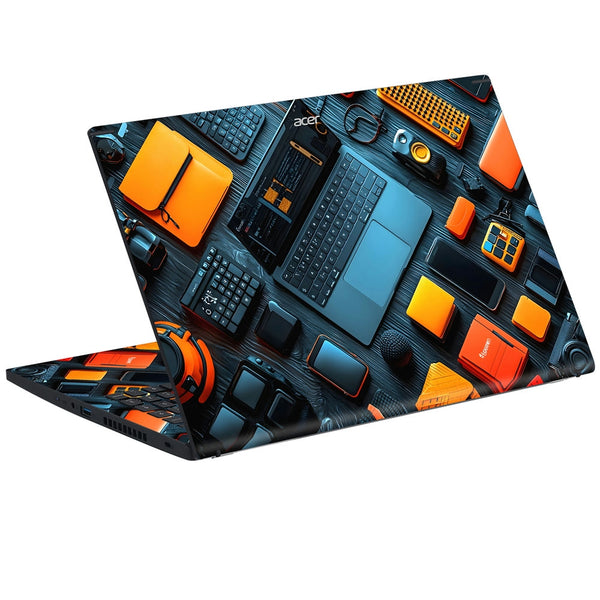 Acer Laptop Skin - Futuristic Circuit Board Graphics