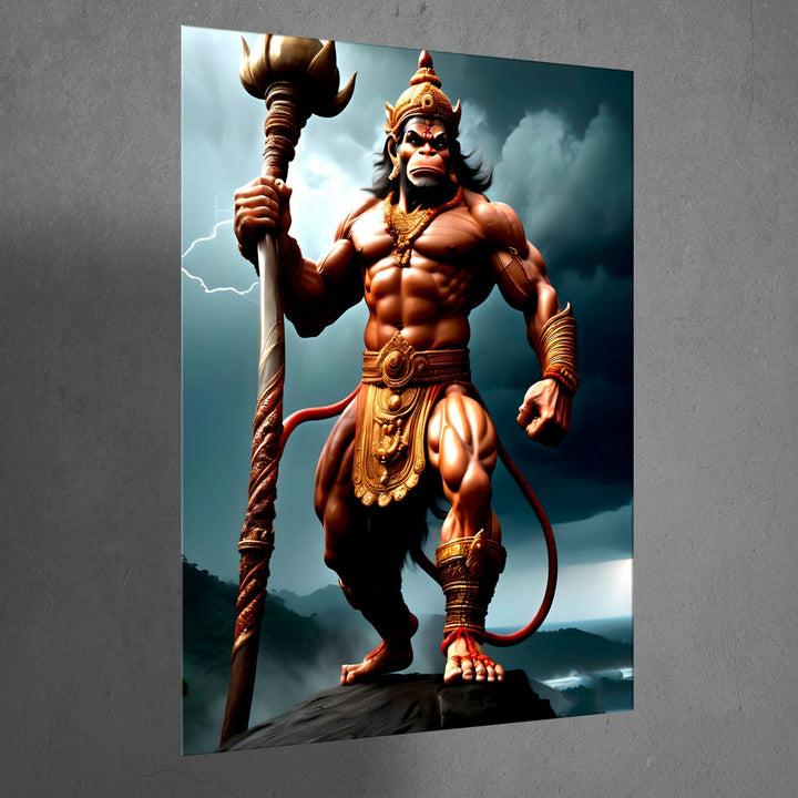 Metal Poster - Lord Hanuman LH06