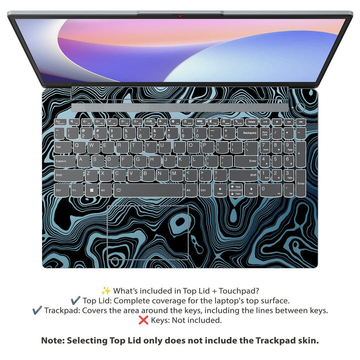 Lenovo Laptop Skin - Topography Pattern TP18