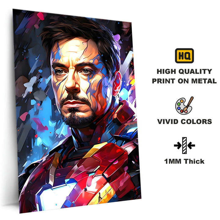 Metal Poster - Superhero Iron Man IM09