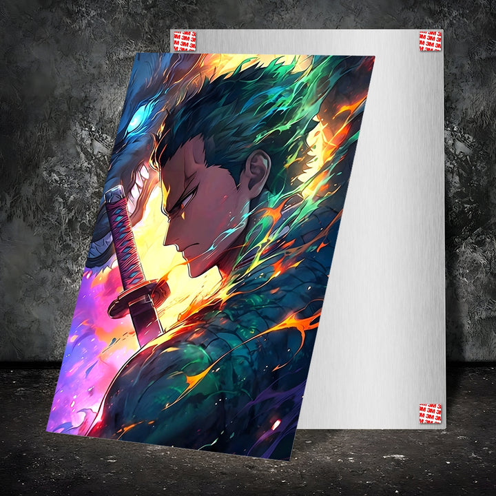 Metal Poster - One Piece Roronoa Zoro OP47