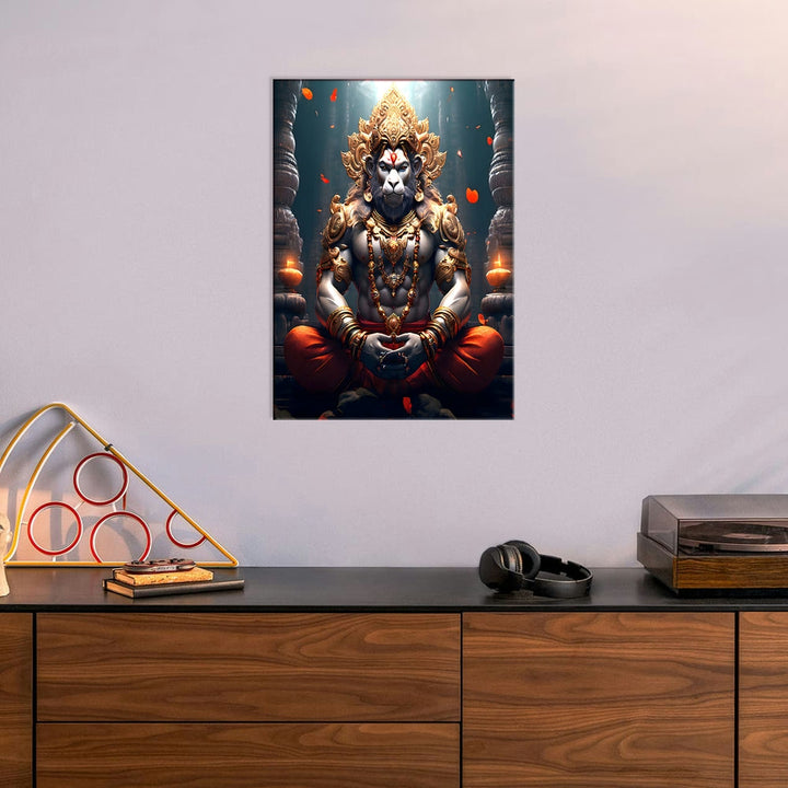 Metal Poster - Lord Hanuman LH07