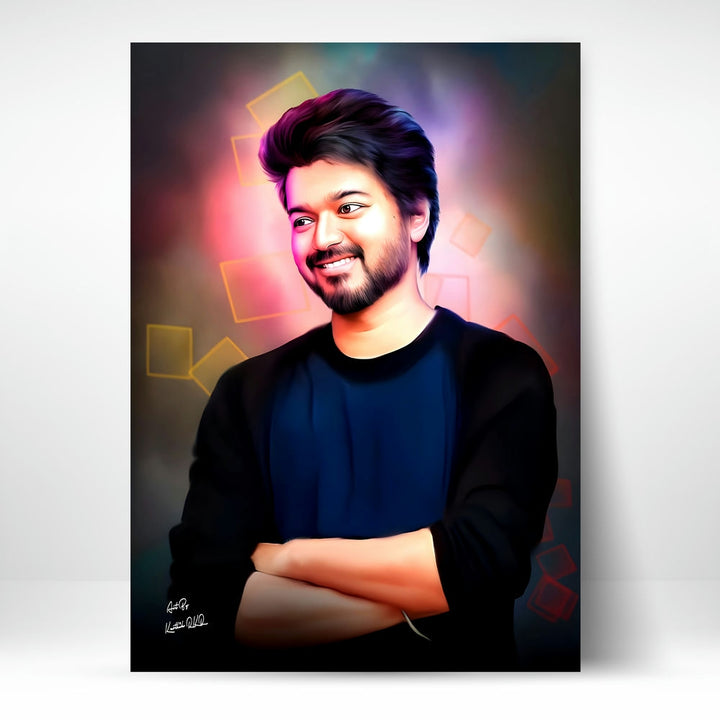 Metal Poster - Thalapathy Vijay TV01