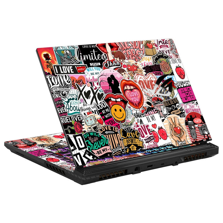 Asus Laptop Skin - Love Sticker Bomb