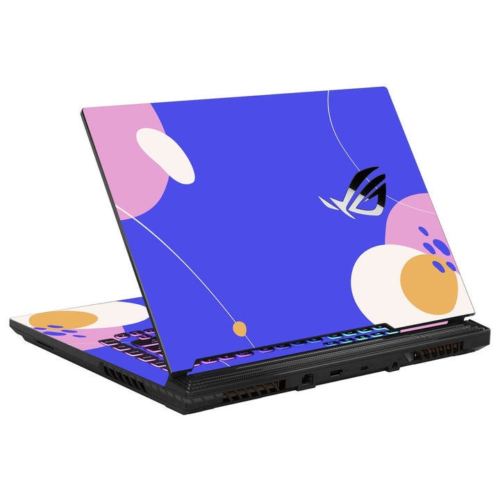 Asus Laptop Skin - Purple Floral Pattern