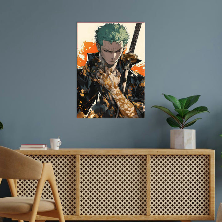 Metal Poster - One Piece Roronoa Zoro OP33