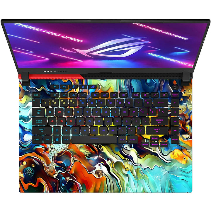 Asus Laptop Skin - Colorful Explosion Abstract Art