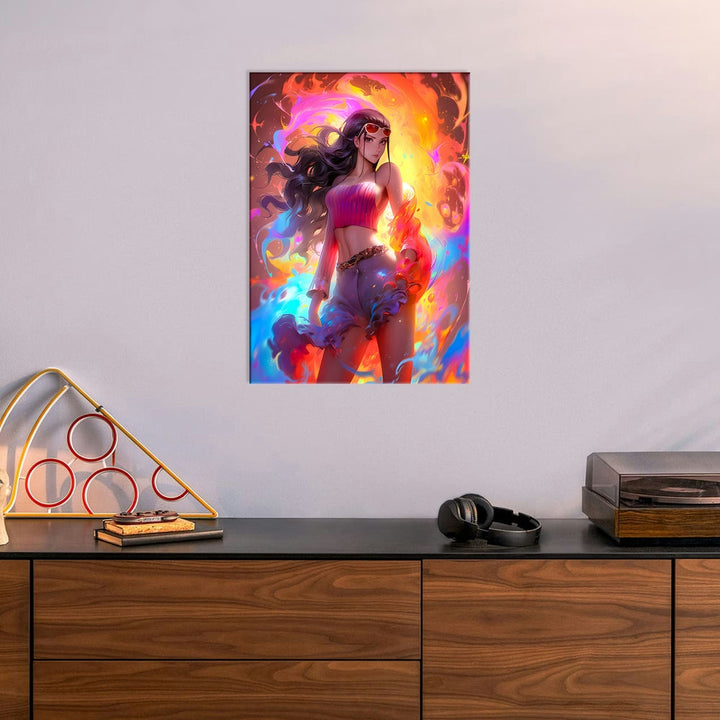 Metal Poster - Anime One Piece Nico Robin OP67