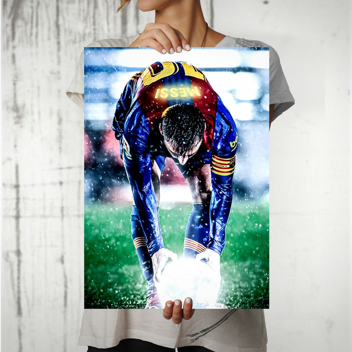 Metal Poster - Footballer Lionel Messi LM01