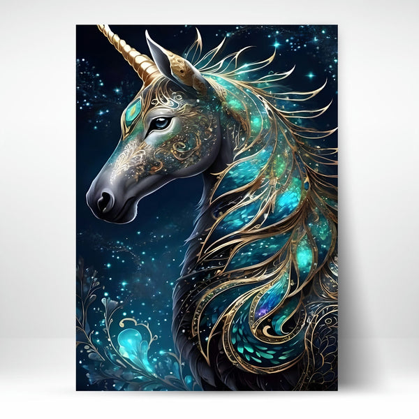 Metal Poster - Wildlife Unicorn UN01