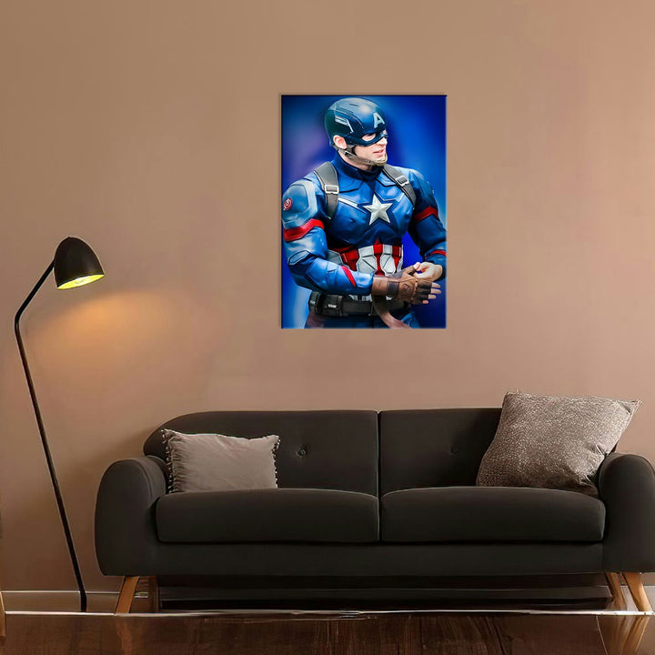 Metal Poster - Superhero Captain America CAP02