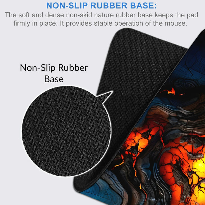 Anti-Slip Desk Mat Gaming Mouse Pad - Volcanic Flow