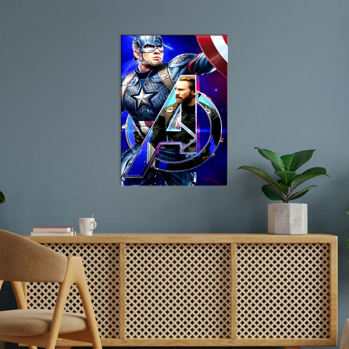 Metal Poster - Superhero Captain America CAP12