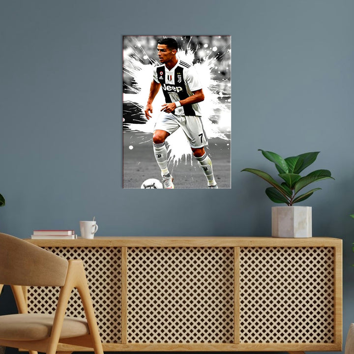 Metal Poster - Footballer Cristiano Ronaldo F03