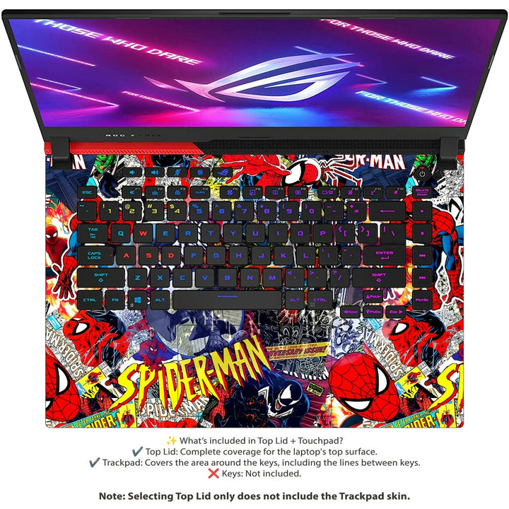 Asus Laptop Skin - Spider-Man Webbed Adventures