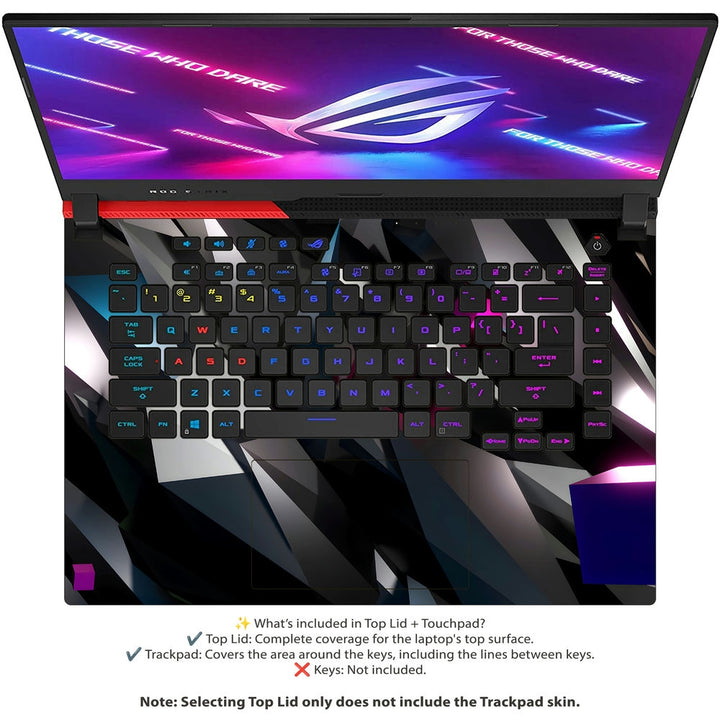 Asus Laptop Skin - Shattered Reflections