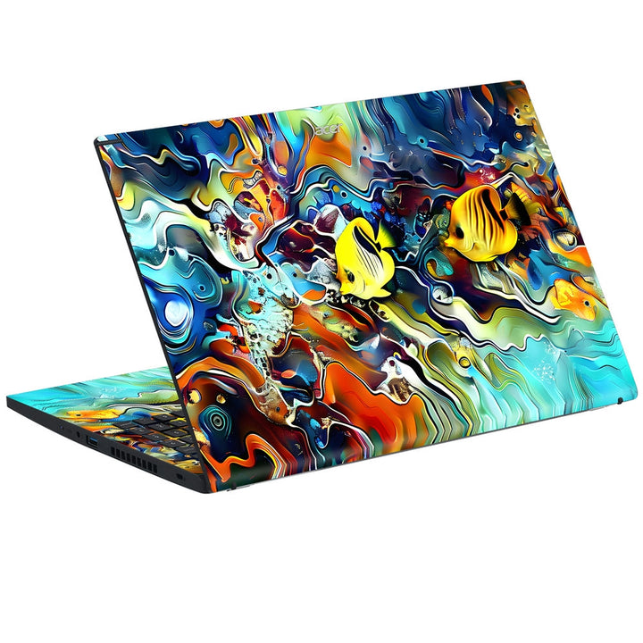 Acer Laptop Skin - Colorful Explosion Abstract Art