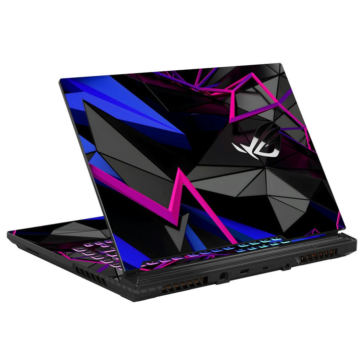 Asus Laptop Skin - Sharp Neon Angles