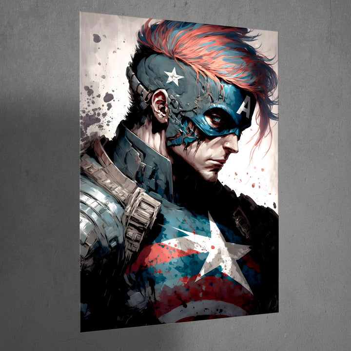 Metal Poster - Superhero Captain America CAP15