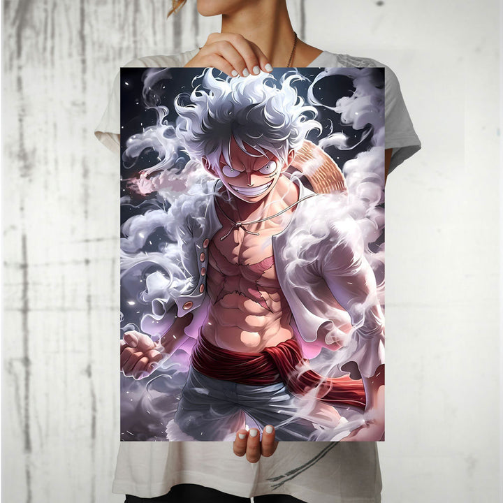 Metal Poster - One Piece Monkey D Luffy OP10