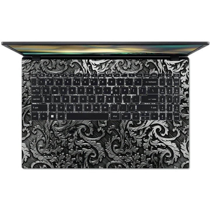 Acer Laptop Skin - Metal Floral