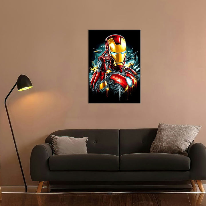 Metal Poster - Superhero Iron Man IM08