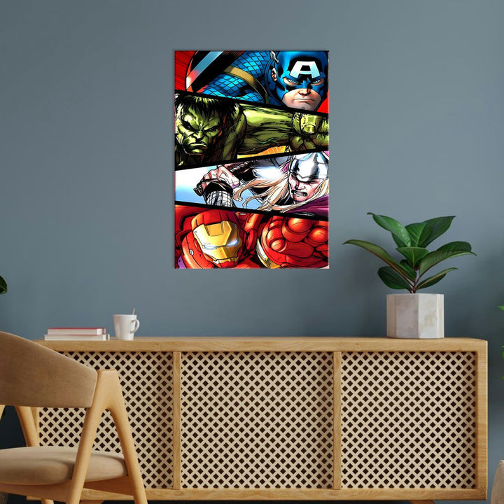 Metal Poster - Superhero Avengers AV02