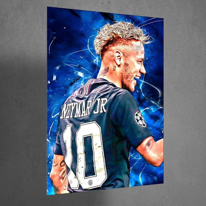 Metal Poster - Footballer Neymar Jr NJR02