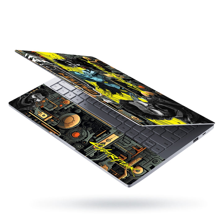 Laptop Skin - Cyberpunk Glitch Hunter