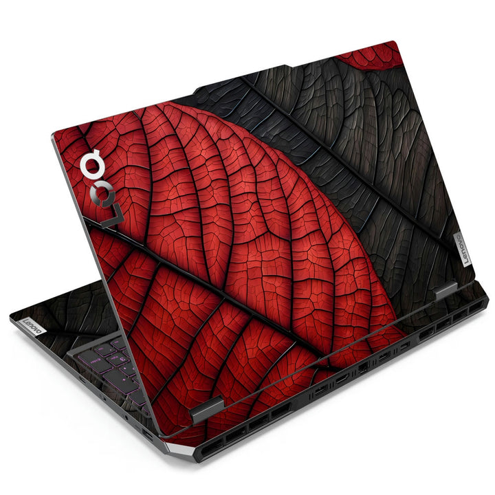 Lenovo LOQ Laptop Skin - Red and Blue Web Abstract