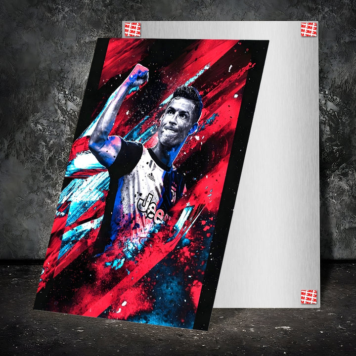 Metal Poster - Footballer Cristiano Ronaldo F08