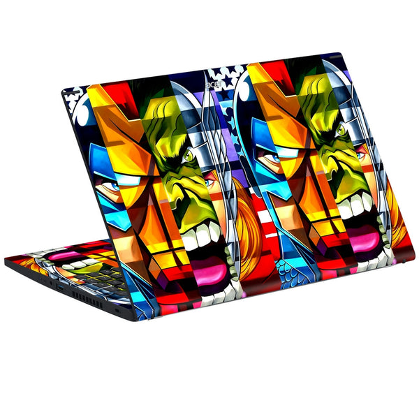 Acer Laptop Skin - Abstract Heroic Faces