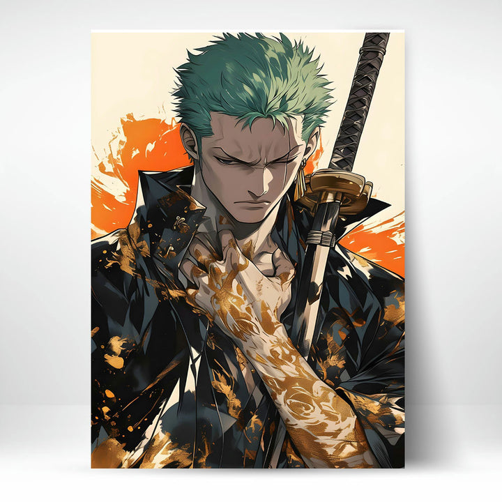 Metal Poster - One Piece Roronoa Zoro OP33