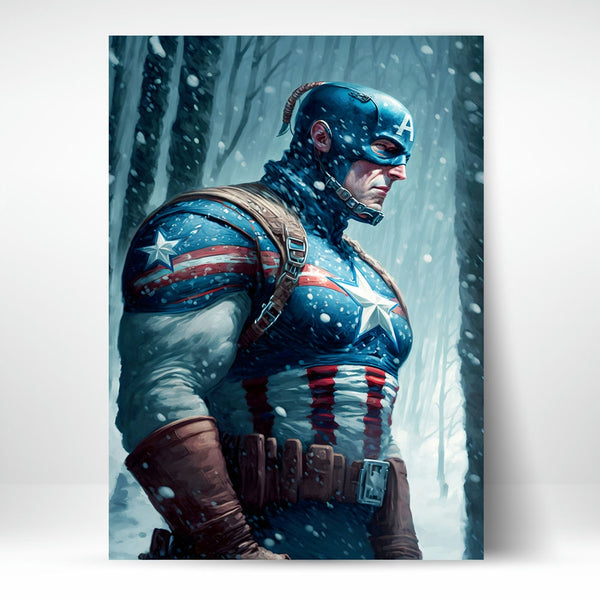 Metal Poster - Superhero Captain America CAP16