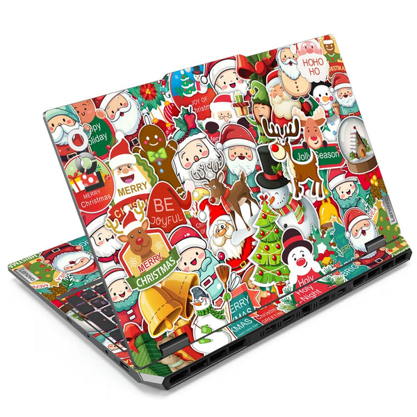 Lenovo LOQ Laptop Skin - Christmas Santa Sticker Bomb