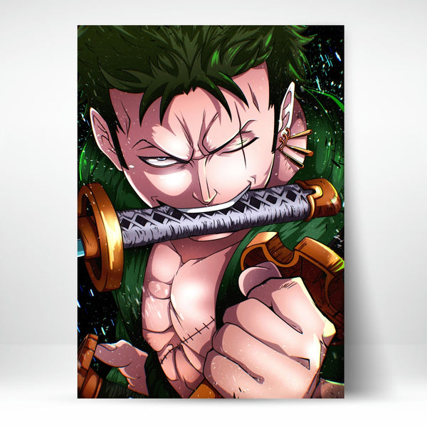 Metal Poster - Anime One Piece Zoro