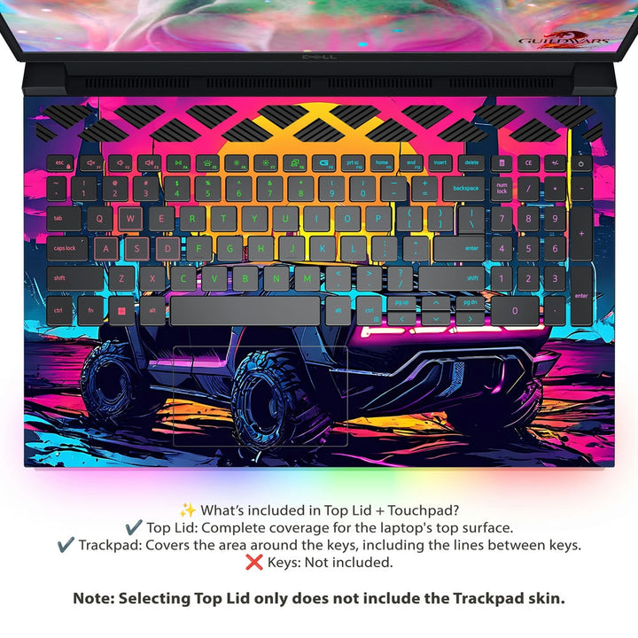 Dell Laptop Skin - Sunset Skyline Cruise