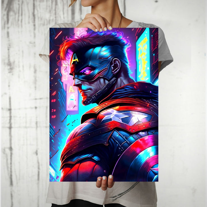 Metal Poster - Superhero Captain America CAP13