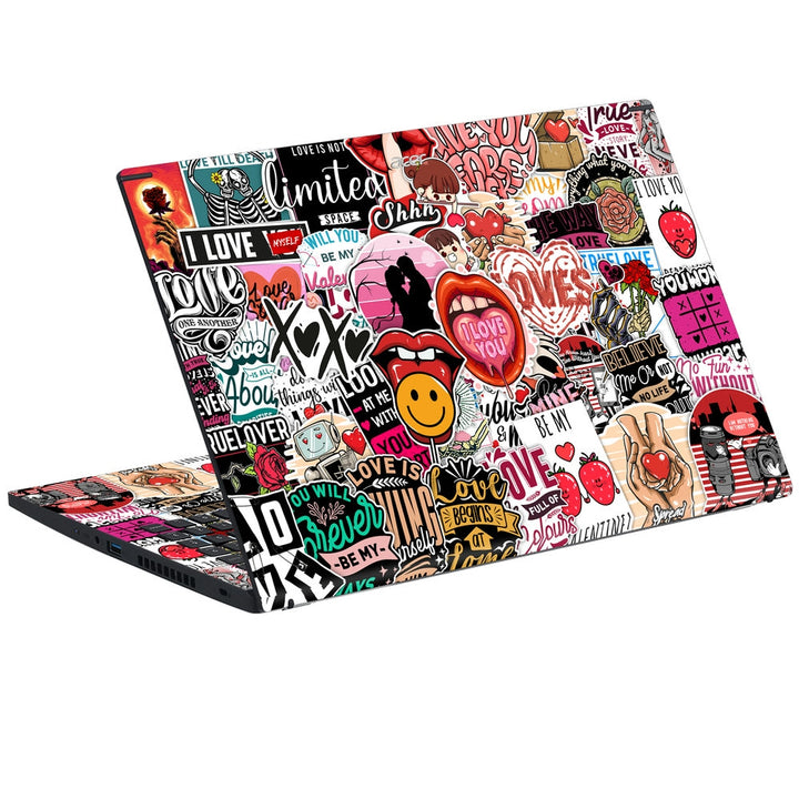 Acer Laptop Skin - Love Sticker Bomb