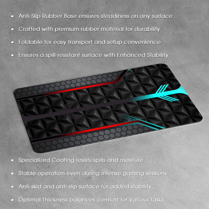 Anti-Slip Desk Mat Gaming Mouse Pad - Arrow Focus