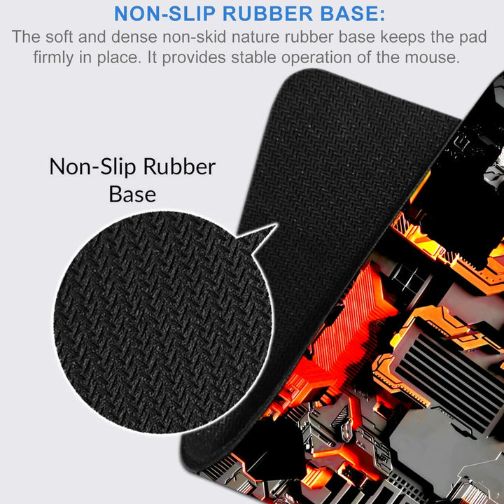 Anti-Slip Desk Mat Gaming Mouse Pad - Industrial Fury