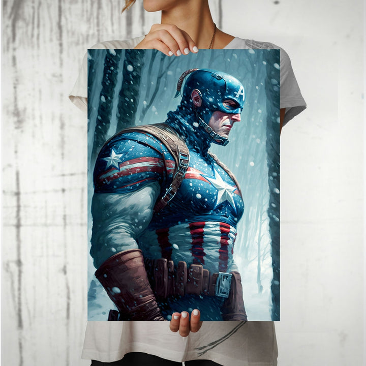 Metal Poster - Superhero Captain America CAP16