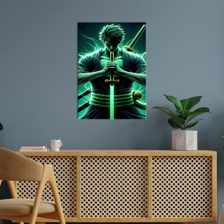 Metal Poster - One Piece Roronoa Zoro OP45