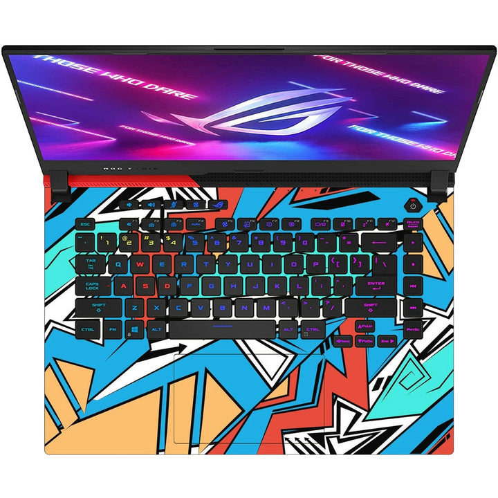 Asus Laptop Skin - Three Black Arrows Abstract