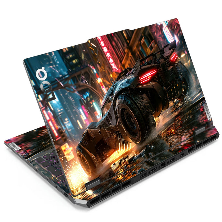 Laptop Skin - Rainy Night Racer