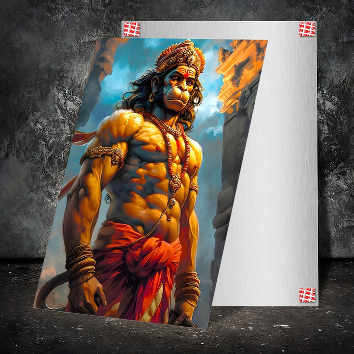 Metal Poster - Lord Hanuman LH02