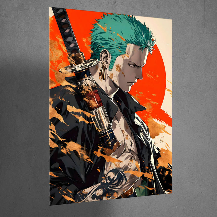 Metal Poster - One Piece Roronoa Zoro OP31