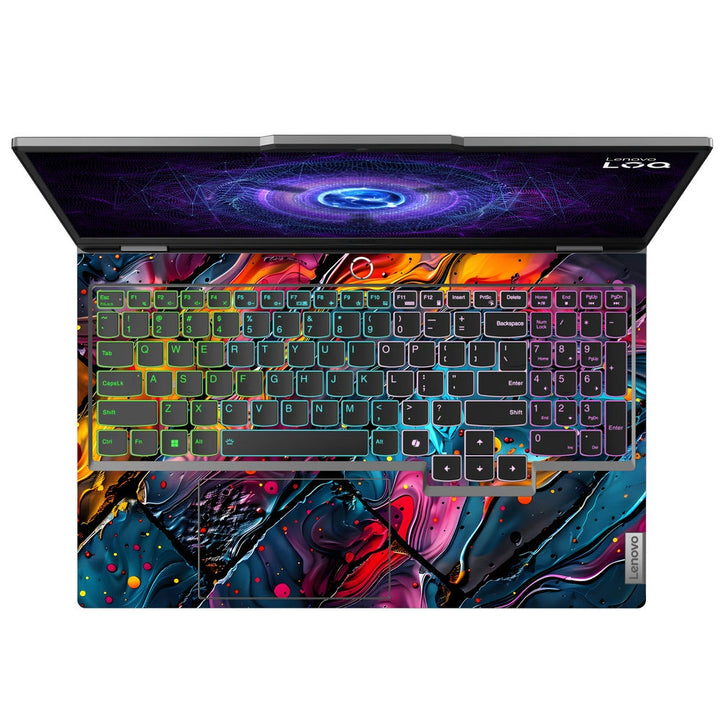 Lenovo LOQ Laptop Skin - Fiery Lava Flow Abstract Art